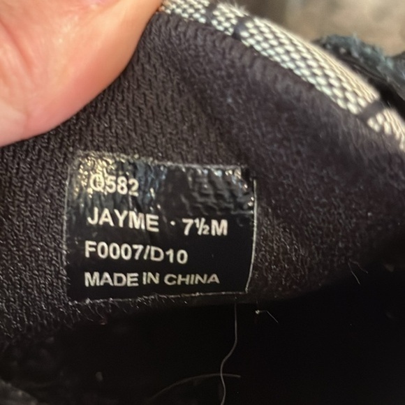 Coach Jayme black and silver‎ sneakers size 7.5 - Picture 5 of 10